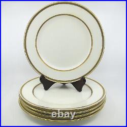 G8338 by MINTON for TIFFANY Gold Encrusted Bone China Set of 12 Dinner Plates