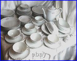GOLD STANDARD CHINA DINNER SET FOR 6 With COFFEE SET (59 TOTAL PIECES) + EXTRAS