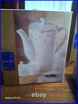 Galaxy Fine Porcelain By Sakura Holiday Dinnerware 14k Gold