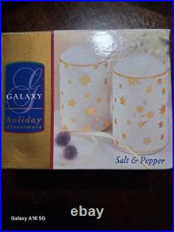 Galaxy Fine Porcelain By Sakura Holiday Dinnerware 14k Gold