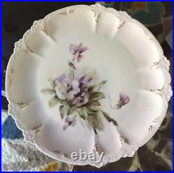 Gerard Dufraisseix & Abbot (GDA) French Limoges Hand Painted & Gold China Plate