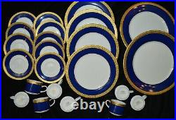 Gold Buffet by Royal Gallery set / Blue and Gold
