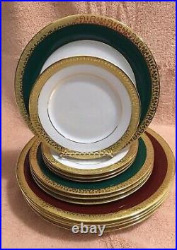 Gold Buffet by Royal Gallery set Service for Four Multicolor Dinnerware