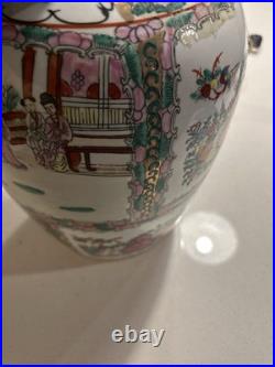 Gold Platted Chinese Porcelain Vase Possibly Cantonese 1725 Gold Platted Chinese Porcelain Vase Possibly Cantonese 1725