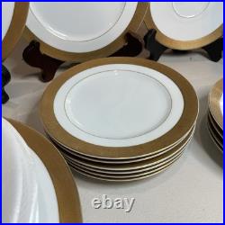 Gold Rim Encrusted Sango China Japan Gerogetown 3557 Fine China 25pc Gold Rim Encrusted Sango China Japan Gerogetown 3557 Fine China 25pc