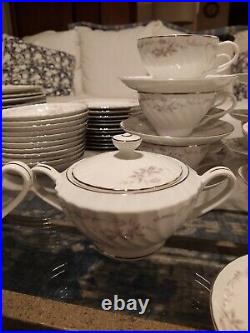 Gold Standard Porcelain China for 12 Minus Berry Bowl and Saucer Plus Serving
