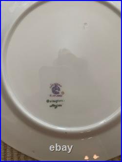 Gold and White Porcelain plates 3 sizes