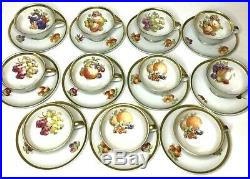 Golden Crown E&R 1886 Germany Fruit ORCHARD Pattern China Dish VINTAGE 1950's