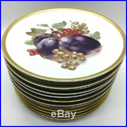 Golden Crown E&R 1886 Germany Fruit ORCHARD Pattern China Dish VINTAGE 1950's