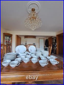 Golden Rose Vintage Porcelain Fine China OF Japan 71 Piece Dinnerware Grouping