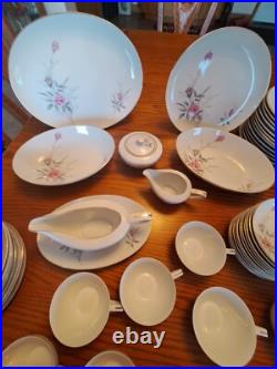 Golden Rose Vintage Porcelain Fine China OF Japan 71 Piece Dinnerware Grouping