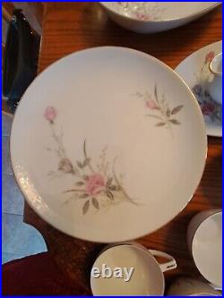 Golden Rose Vintage Porcelain Fine China OF Japan 71 Piece Dinnerware Grouping