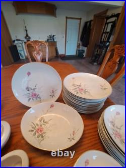 Golden Rose Vintage Porcelain Fine China OF Japan 71 Piece Dinnerware Grouping