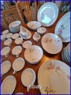 Golden Rose Vintage Porcelain Fine China OF Japan 71 Piece Dinnerware Grouping