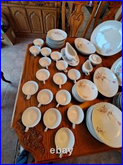 Golden Rose Vintage Porcelain Fine China OF Japan 71 Piece Dinnerware Grouping