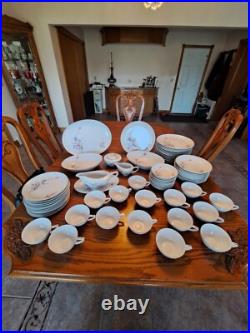 Golden Rose Vintage Porcelain Fine China OF Japan 71 Piece Dinnerware Grouping