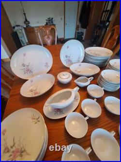 Golden Rose Vintage Porcelain Fine China OF Japan 71 Piece Dinnerware Grouping