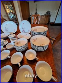 Golden Rose Vintage Porcelain Fine China OF Japan 71 Piece Dinnerware Grouping