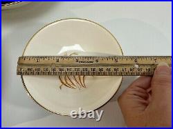 Golden Wheat Dishes Vintage 1950's 22 K Gold Set of 42 pieces NICE