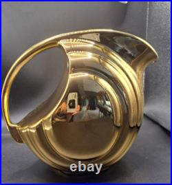 Hall Gold Pitcher Teapot Set Art Deco Porcelain China Golden GloUSA 1338 3111