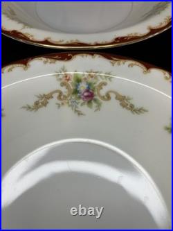 Harmony House Wembley Fine China Dinnerware 24k Finish Gold Trim Set 45 Pieces