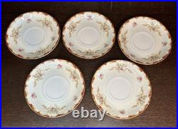 Harmony House Wembley Fine China Dinnerware 24k Finish Gold Trim Set 45 Pieces