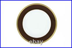 Haviland 249490 Laque De Chine Porcelain Platter Brown/White/Gold