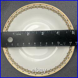 Haviland Albany Pattern (Schleiger 107A) Greek Key Pattern Gold Encrusted 25 pc