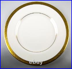 Haviland Athena (New York) Dinner Plates Set of 6 Vintage Gold Encrusted China