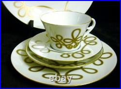 Haviland China Brandebourg Gold 5 Pc Place Setting