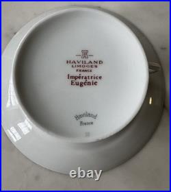 Haviland Limoges Impératrice Eugénie Porcelain Plates & Cup 5-Pieces Set