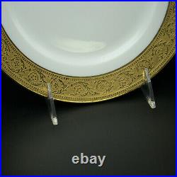 Haviland Thistle Salad Plate Limoges Porcelain China 24K Gold Trim