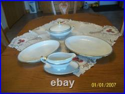 Heinrich & Co. Bavaria Vtg Porcelain China 4 Piece Serving Pieces Christine