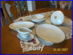 Heinrich & Co. Bavaria Vtg Porcelain China 4 Piece Serving Pieces Christine