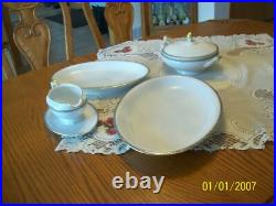 Heinrich & Co. Bavaria Vtg Porcelain China 4 Piece Serving Pieces Christine