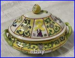 Herend Small Hand Painted Yellow Mandarin MINI Tureen Sauce Serving Piece