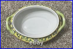 Herend Small Hand Painted Yellow Mandarin MINI Tureen Sauce Serving Piece