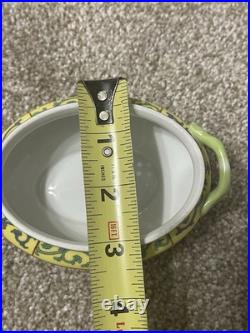 Herend Small Hand Painted Yellow Mandarin MINI Tureen Sauce Serving Piece
