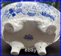 Hicks & Meigh Antique Real Stone China Chinoiserie Soup Tureen Underplate c1815