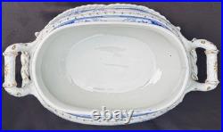 Hicks & Meigh Antique Real Stone China Chinoiserie Soup Tureen Underplate c1815