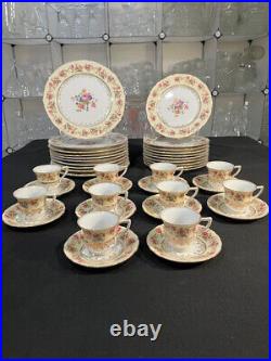 Hostess by Gold Castle Japan 40pc Estate Set of Vintage Porcelain China