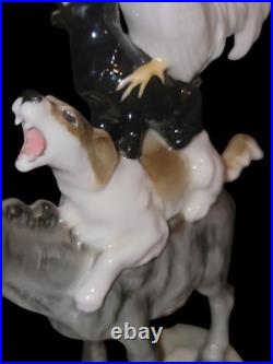 Hutschenreuther Karl Tutter Bremen Town Musicians 1950's Art Dept Figurine Vtg