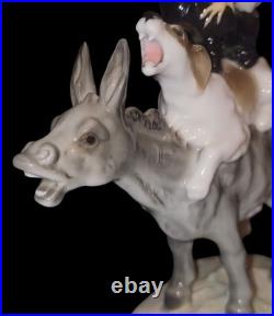 Hutschenreuther Karl Tutter Bremen Town Musicians 1950's Art Dept Figurine Vtg