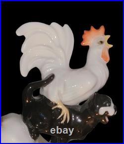 Hutschenreuther Karl Tutter Bremen Town Musicians 1950's Art Dept Figurine Vtg