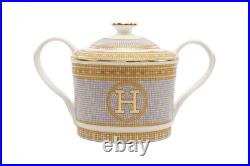 Imperial Porcelain 15-pc'Mosaic' Tea Set, Bone China Service for 6 Gift Boxed