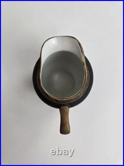 Japan China Porcelain Black withGold set 15 pieces