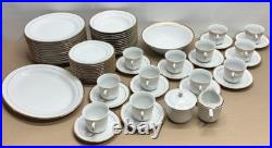 Jingdezhen China Gold Trim Set Service For 12 65 Piece