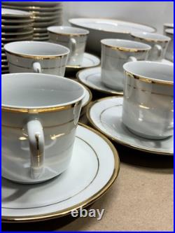 Jingdezhen China Gold Trim Set Service For 12 65 Piece