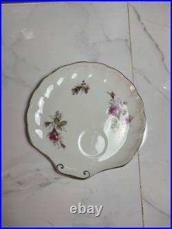 Johann Haviland Moss Rose Bavaria Germany 86pc China Set Plates Bowls Tea Platte