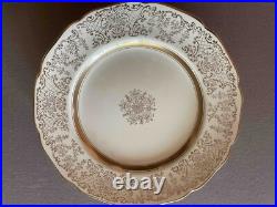 Johnson Brothers Victorian gold china set 12 Dinner Plates